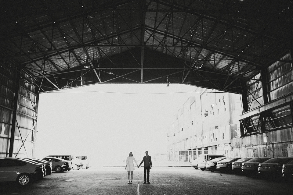 engagement session in the san francisco mission district, making pancakes, hiking bernal heights