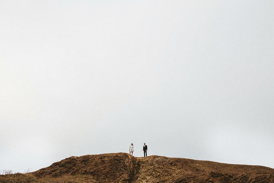 engagement session in the san francisco mission district, making pancakes, hiking bernal heights