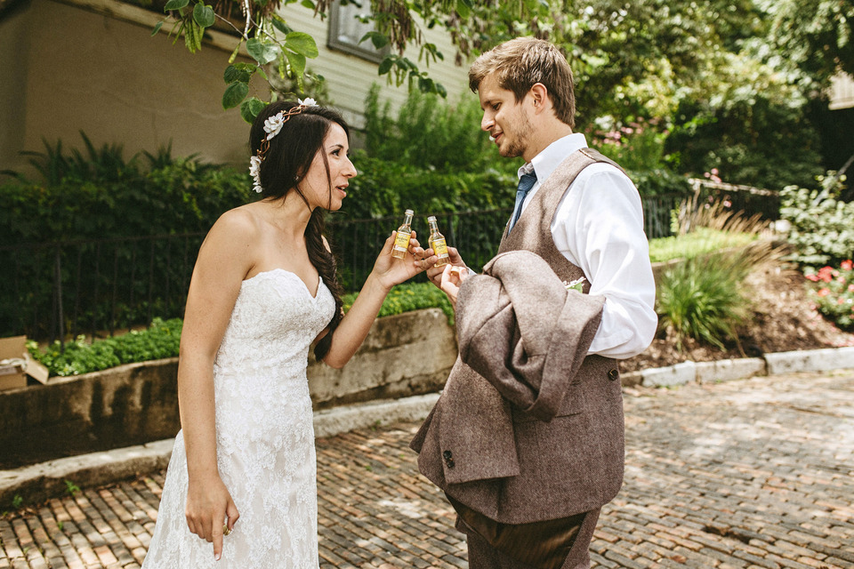 burlington iowa DIY wedding by the Port of Burlington
