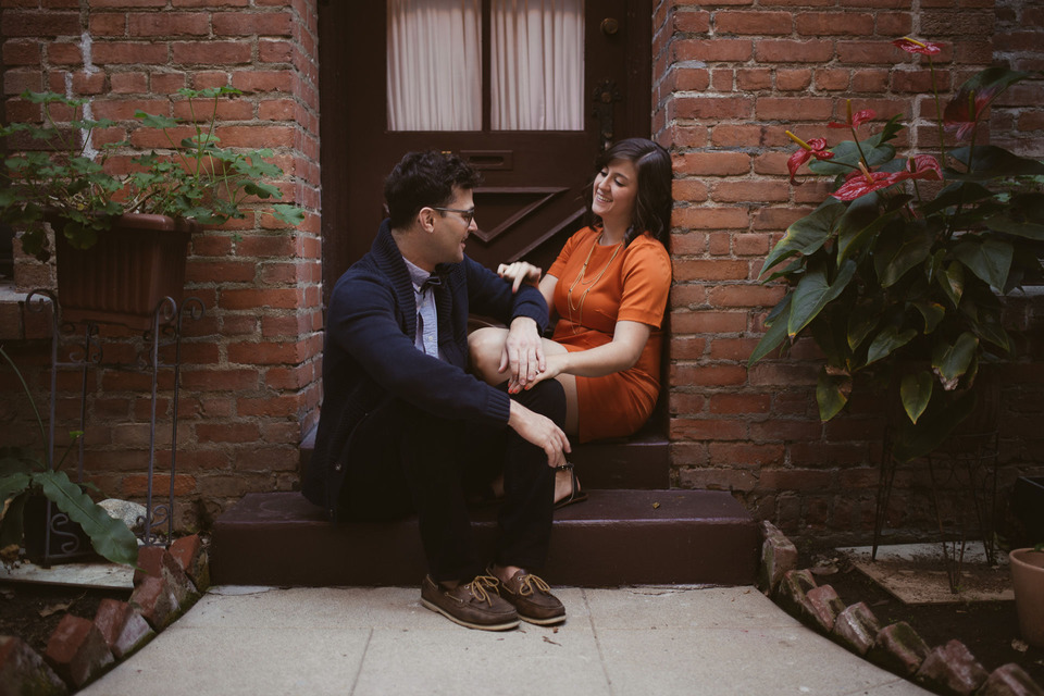 los angeles engagement session