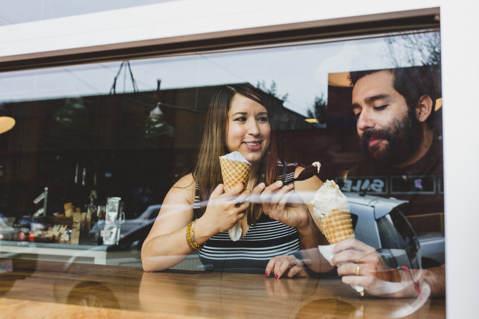 roxy and omar at salt and straw