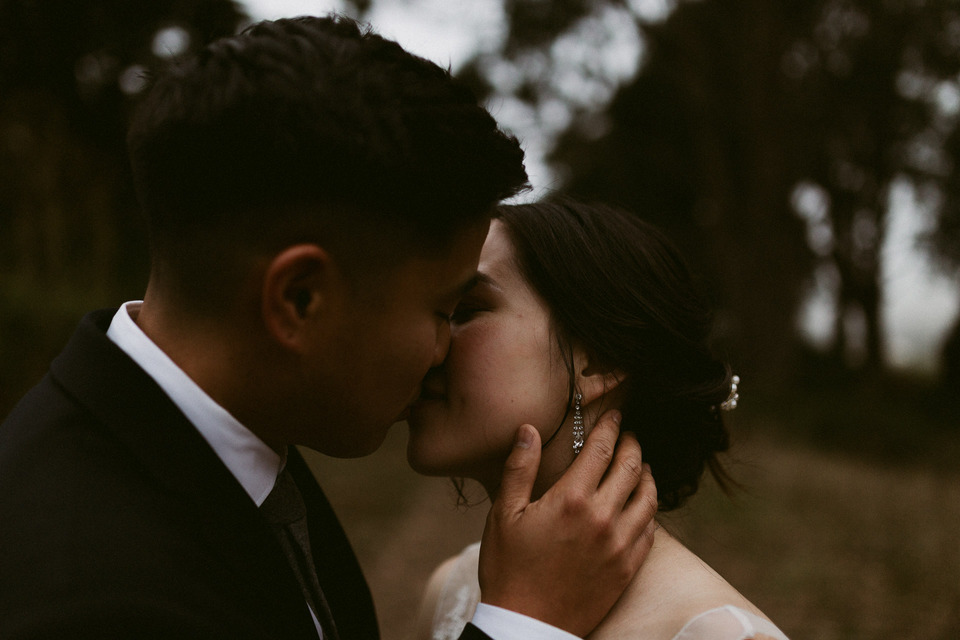 romantic foggy san francisco wedding portraits